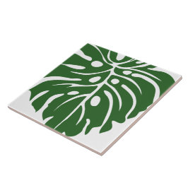 keramisk platta från tropiska mönster kakelplatta