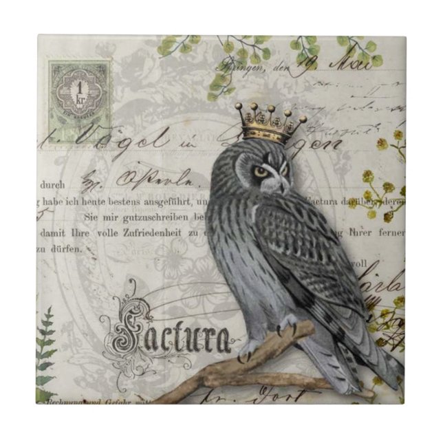 Keramisk platta - King Falcon Kakelplatta (Framsidan)