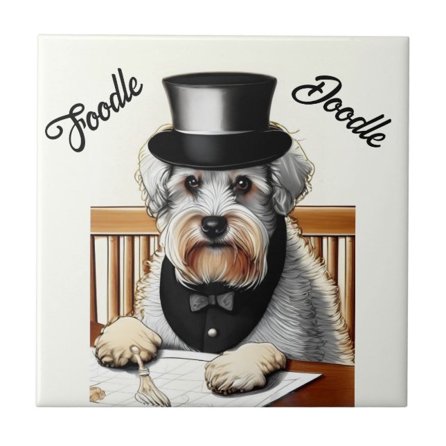 Keramisk platta, Liten (10,8 cm x 10,8 cm) Kakelplatta (Framsidan)