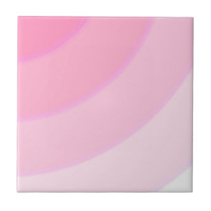 Keramisk platta med rosa virvlar kakelplatta