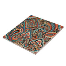 Keramisk platta: Retro-pop Bloom