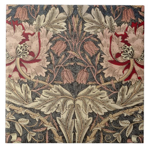 Keramisk platta - William Morris Floral Art Nouvea Kakelplatta