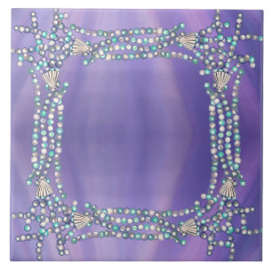 keramisk plattor för sjöjungfru av lila hav kakelplatta