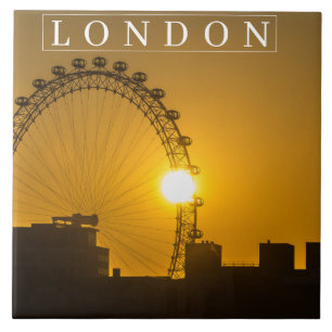 Keramisk plattor i London Öga Kakelplatta