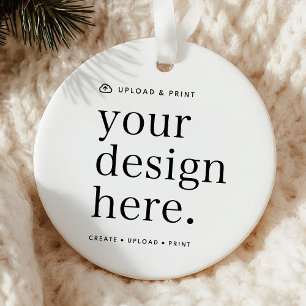Keramisk prydnad Designuppladdning Juldekoration
