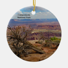 Keramisk prydnad för Canyonlands nationalpark Julgransprydnad Keramik