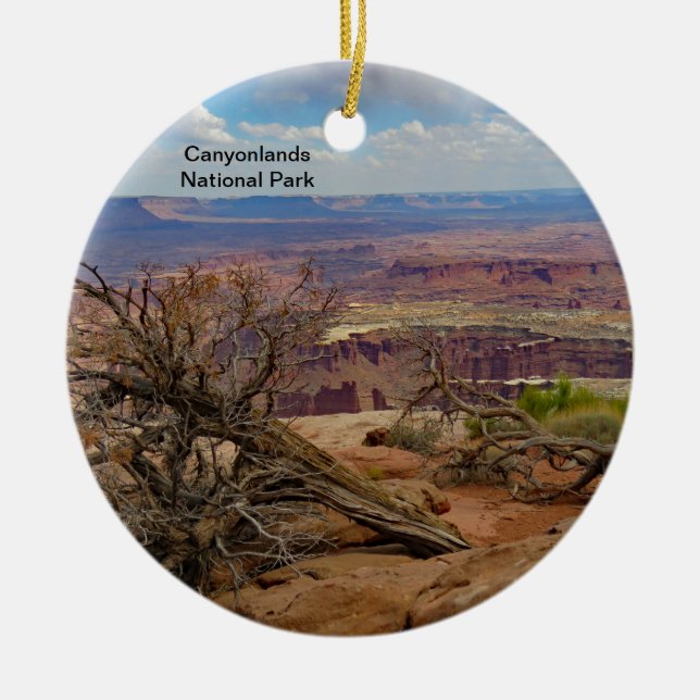 Keramisk prydnad för Canyonlands nationalpark Julgransprydnad Keramik (Framsidan)
