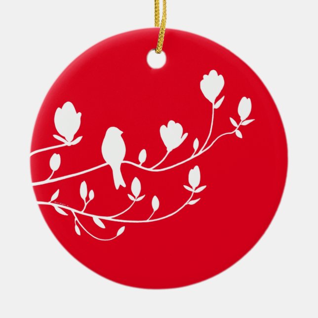 Keramisk prydnad - "Momental Solitude" Julgransprydnad Keramik (Framsidan)