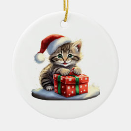 Keramisk prydnadsföremål julgransprydnad keramik