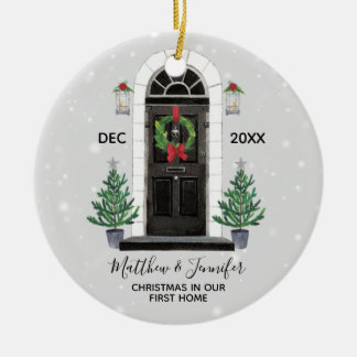 Keramisk prydnadsföremål julgransprydnad keramik