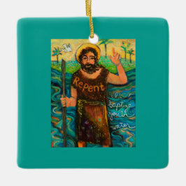 Keramisk prydnadsföremål julgransprydnad keramik