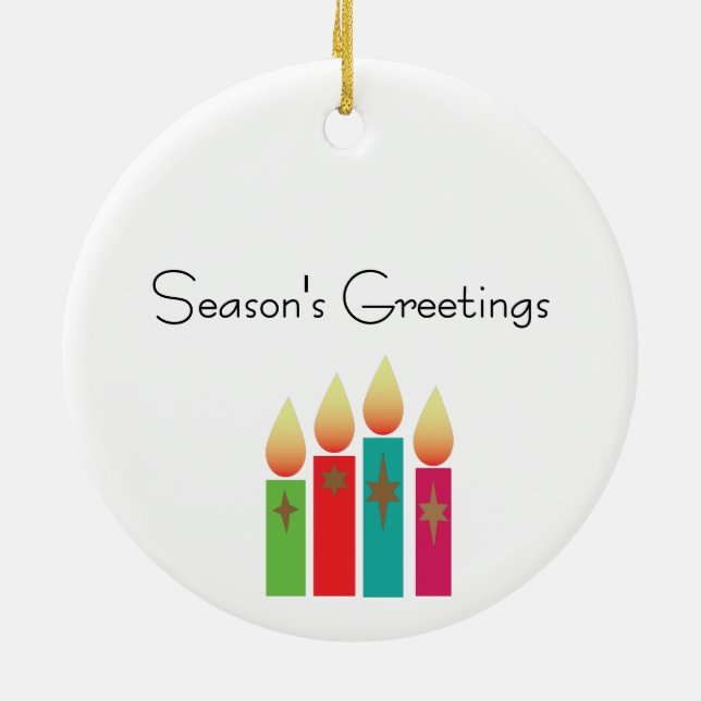 Keramisk prydnadsföremål julgransprydnad keramik (Baksidan)