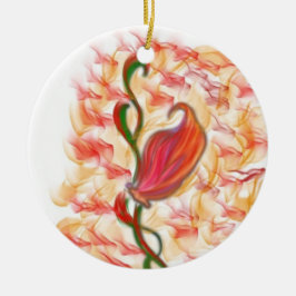 Keramisk prydnadsföremål julgransprydnad keramik