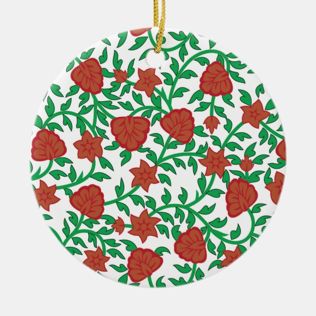 Keramisk prydnadsföremål julgransprydnad keramik (Framsidan)