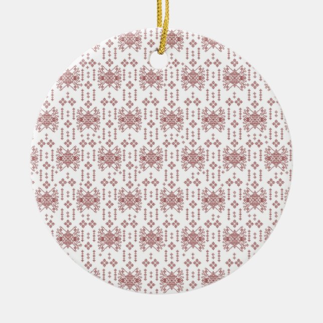 Keramisk prydnadsföremål julgransprydnad keramik (Framsidan)