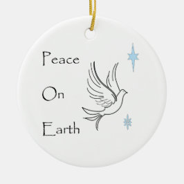 Keramisk prydnadsföremål julgransprydnad keramik