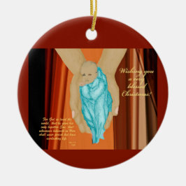 Keramisk prydnadsföremål julgransprydnad keramik