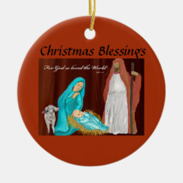 Keramisk prydnadsföremål julgransprydnad keramik