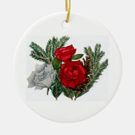 Keramisk prydnadsföremål julgransprydnad keramik