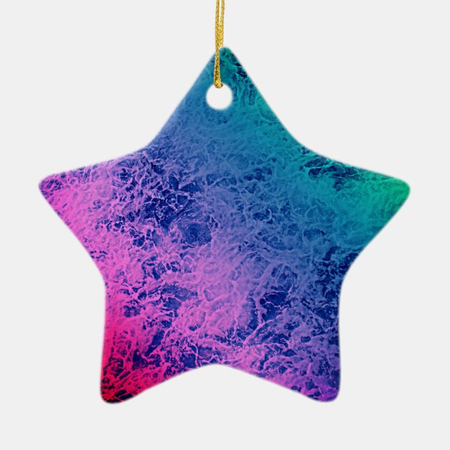 Keramisk prydnadsföremål julgransprydnad keramik (Framsidan)