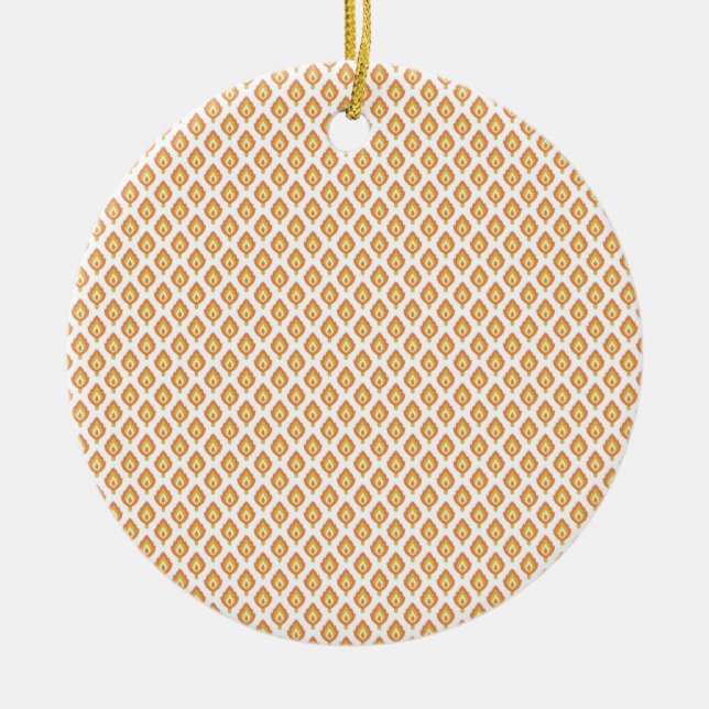 Keramisk prydnadsföremål julgransprydnad keramik (Framsidan)