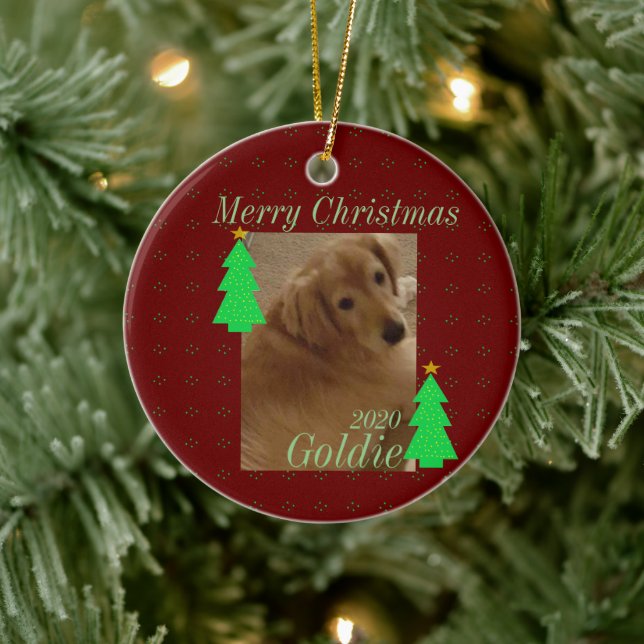 Keramisk prydnadsföremål julgransprydnad keramik (Träd)