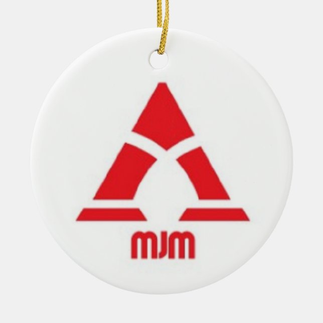 Keramisk prydnadsföremål julgransprydnad keramik (Framsidan)