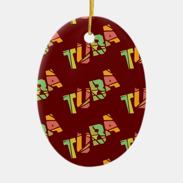 Keramisk prydnadsföremål julgransprydnad keramik (Framsidan)