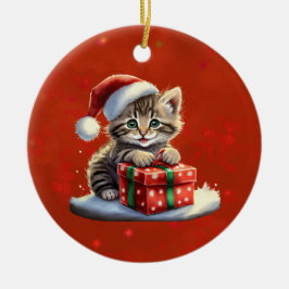 Keramisk prydnadsföremål julgransprydnad keramik