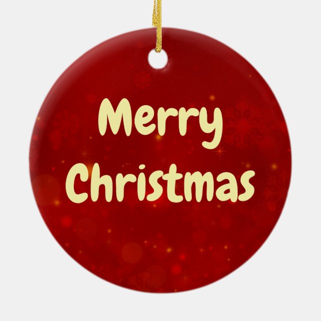 Keramisk prydnadsföremål julgransprydnad keramik (Baksidan)