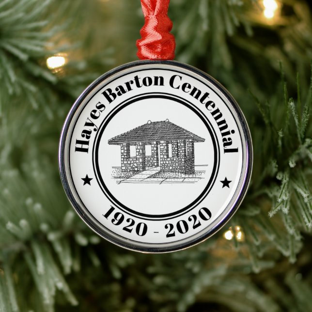 Keramisk prydnadsföremål julgransprydnad metall (Träd)