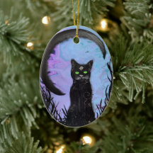 Keramisk prydnadsföremål - svart magiskt