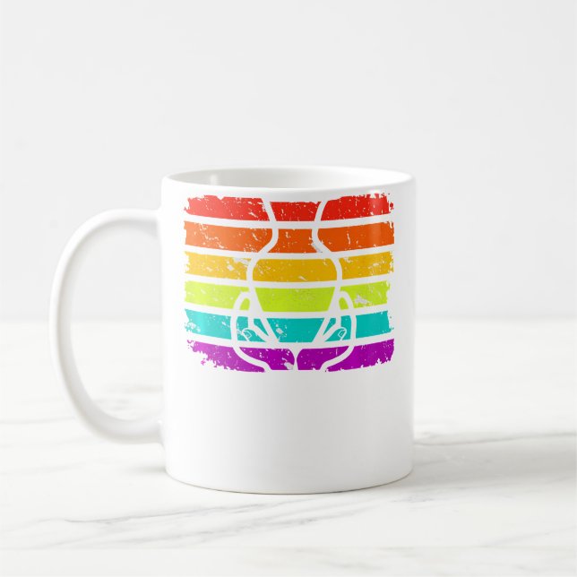 Keramisk Retro Ugn Krukmakeri I Rolig Krukmakeri Kaffemugg (Vänster)