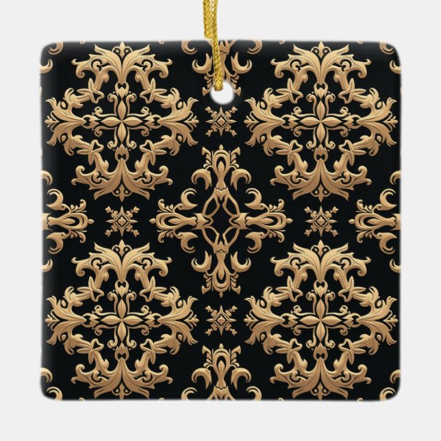 Keramisk ruta julgransprydnad keramik (Framsida)