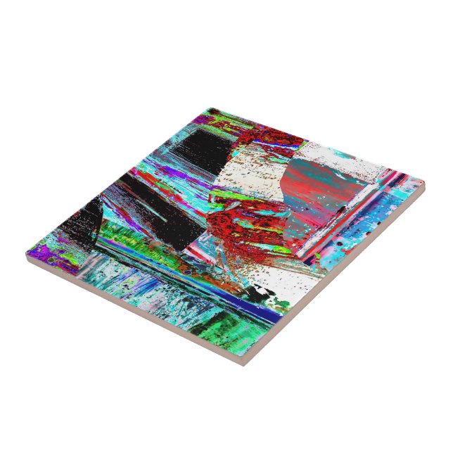 Keramisk slips – Neonpuls Kakelplatta (Sidan)