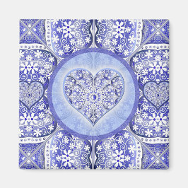 Keramisk snöre Blue i Grekland Magnet