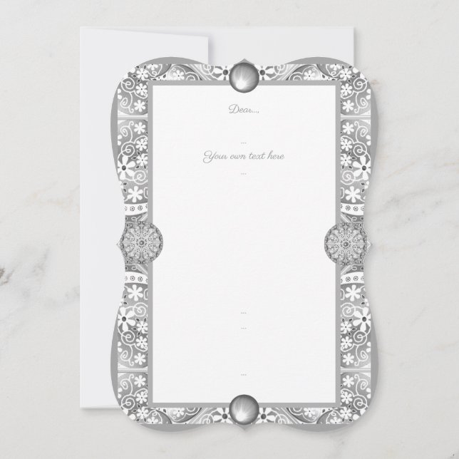 Keramisk snöre Grått (Baksida)