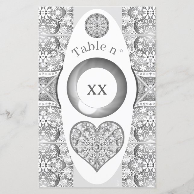 Keramisk Snöre grått (Baksida)