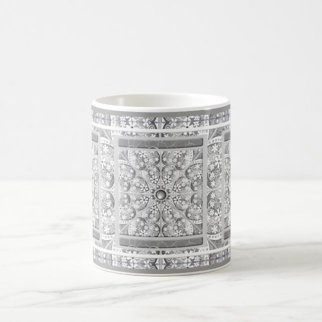 Keramisk snöre Grått Kaffemugg (Center)