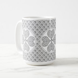 Keramisk Snöre grått Kaffemugg