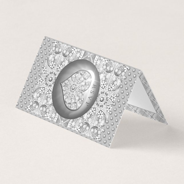 Keramisk Snöre grått Kort (Framsida)