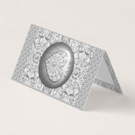 Keramisk Snöre grått Kort