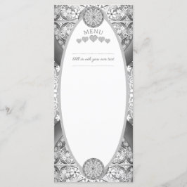 Keramisk Snöre grått Meny