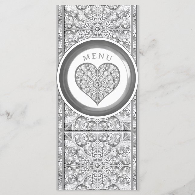 Keramisk Snöre grått Meny (Baksida)