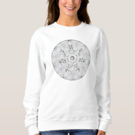 Keramisk snöre grått och snöflake t shirt