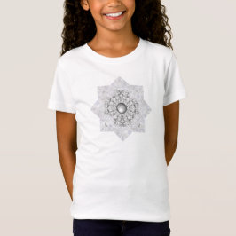 Keramisk snöre grått och snöflake t shirt