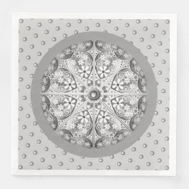 Keramisk Snöre Grått Pappersservett