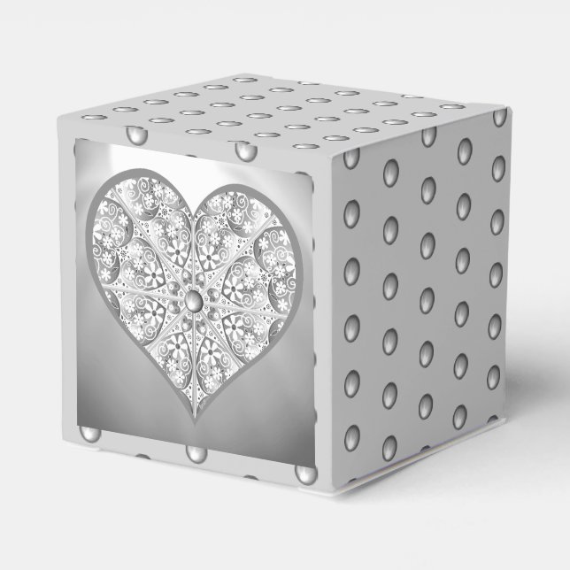 Keramisk Snöre grått Presentaskar (Baksidan Sidan)