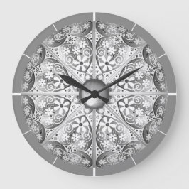 Keramisk Snöre Grått Stor Klocka