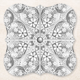 Keramisk snöre Grått Underlägg Papper